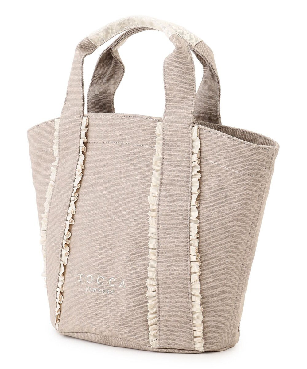 TOCCA 【八木アリサさん着用】TRILL TRIM CANVASTOTE キャンバストートバッグ 