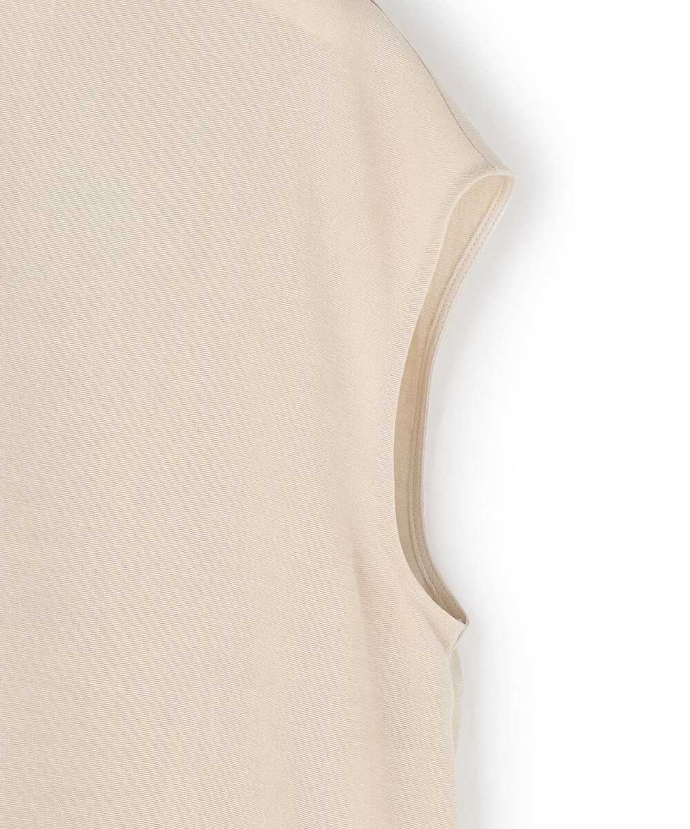 ICB L 【先行予約】 ドライアセテートスラブ フレンチスリーブワンピース 