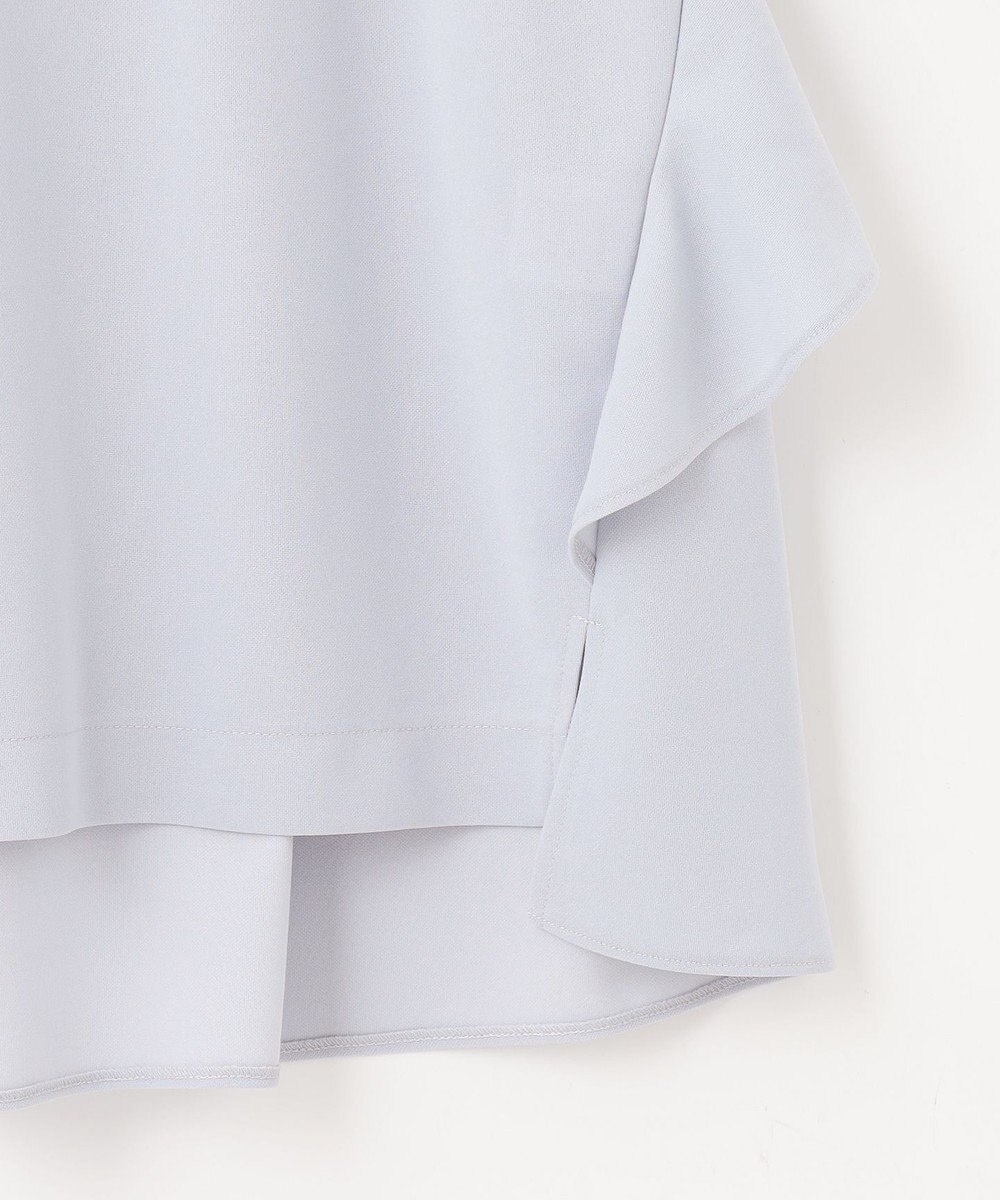 組曲 S 【接触冷感・UVケア】ライトアムンゼンジャージー フリルブラウス 