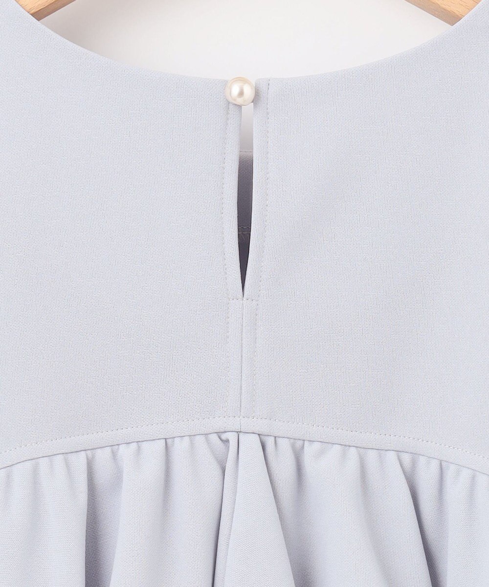 組曲 S 【接触冷感・UVケア】ライトアムンゼンジャージー フリルブラウス 