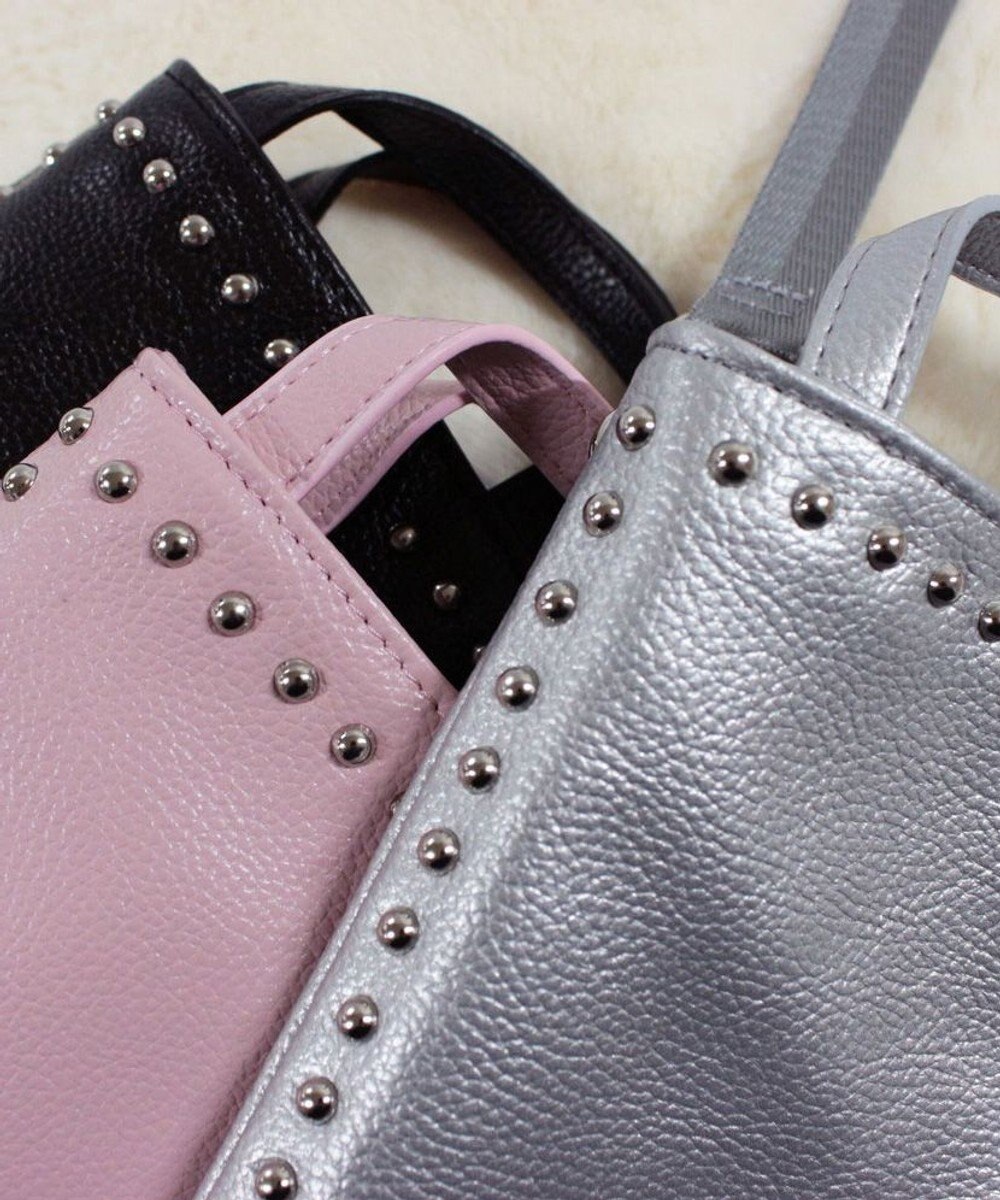 ROOTOTE 0661【直営店限定:ミニショルダー】ベビールー.シルバースタッヅ-A 