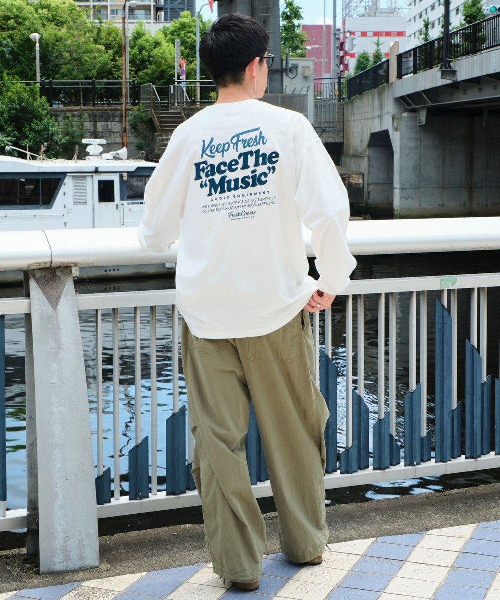 WEGO 【ユニセックス着用ITEM】フロッキーロゴBIGロンT（LS） 