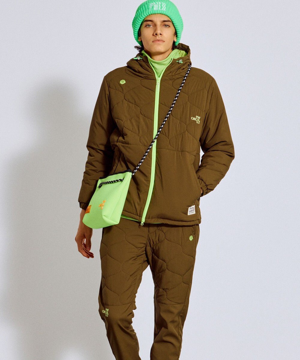 PW CIRCULUS 【撥水加工 / ストレッチ】【MEN】キルティング中綿ブルゾン ゴルフ 