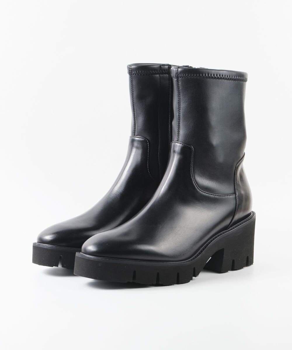 BONTRE 【イタリア製/本革】【LucaGrossi/ルカグロッシ】厚底ストレッチヒールブーツ/K839T-UA 