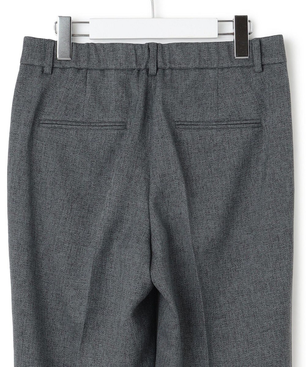 23区 【洗える】ウールライクカルゼ テーパードパンツ 