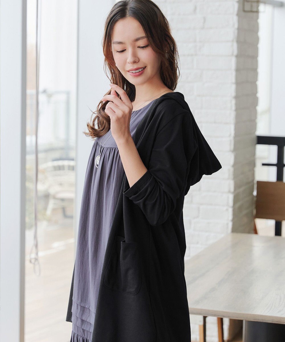 Tiaclasse 【小倉優子さん着用・UVケア・接触冷感】“やみつき”カットソーパーカーカーデ 