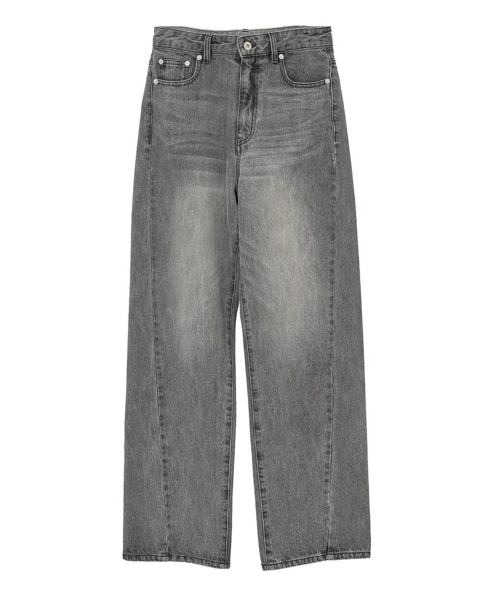 YECCA VECCA ルーズストレートデニムパンツ 