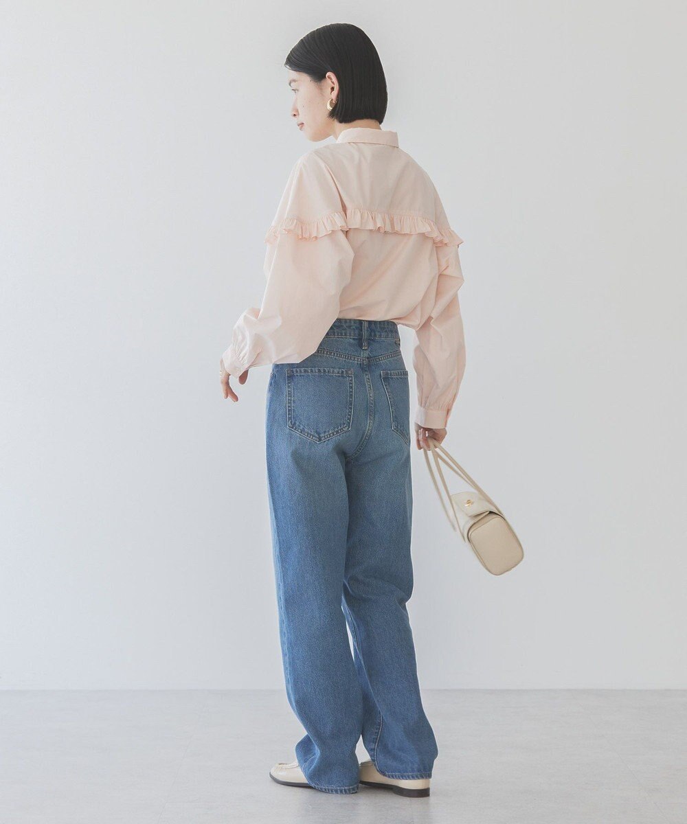 AMERICAN HOLIC イージーケアフリルシャツ 