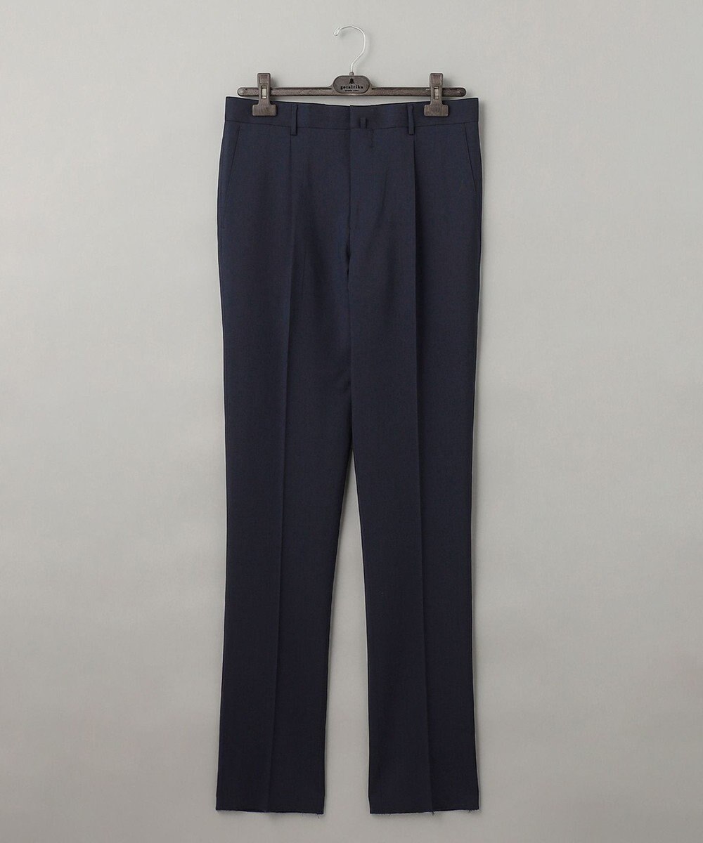 GOTAIRIKU ロングセラー【洗える/折り目加工/シワになりにくい/ウエストアジャスター】ウォッシャブル サマーウール100％パンツ_定番色(1タック)24年モデル 