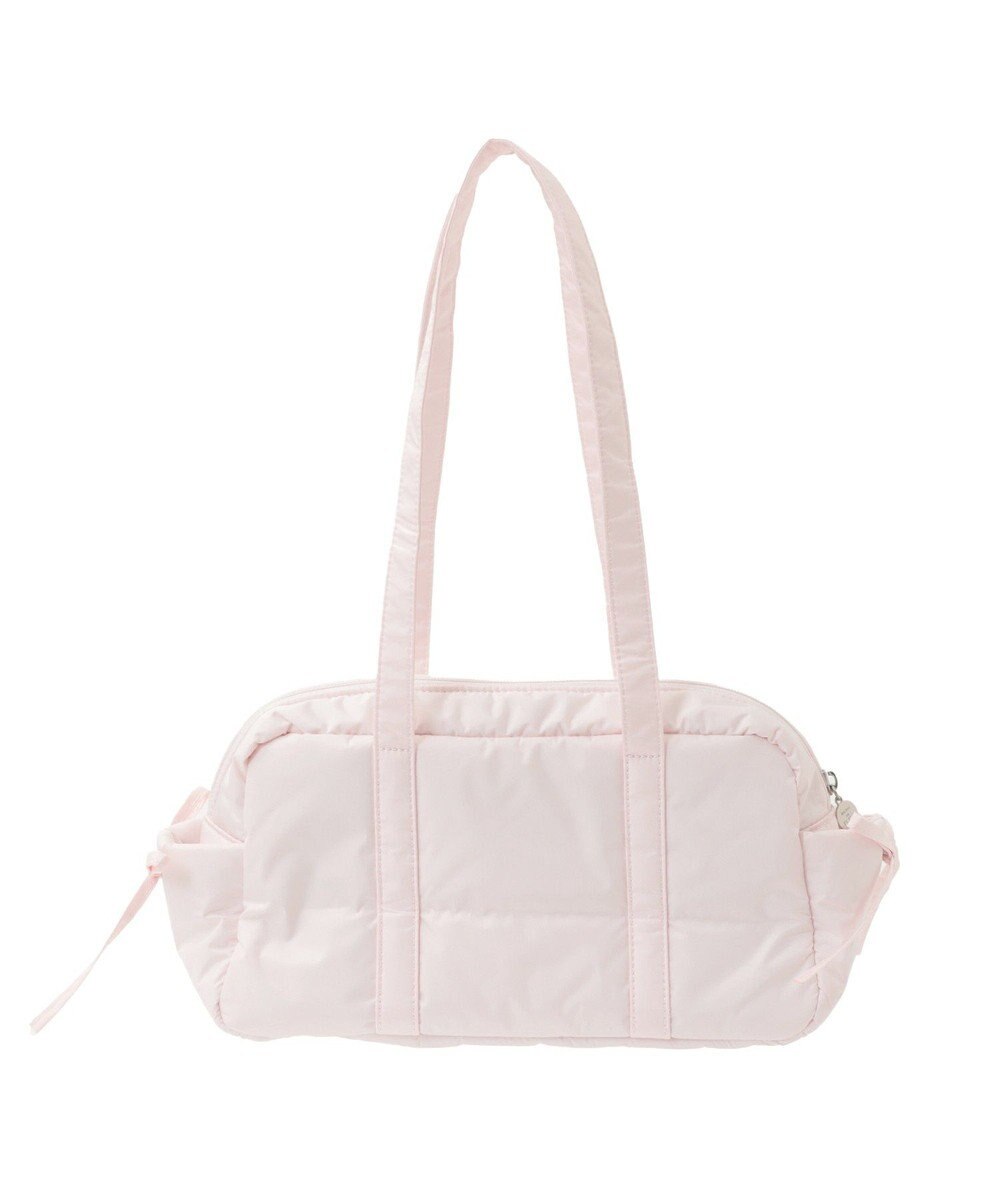 Maison de FLEUR サイドリボンパファーボストンバッグ 