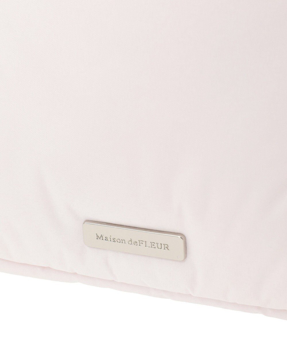 Maison de FLEUR サイドリボンパファーボストンバッグ 