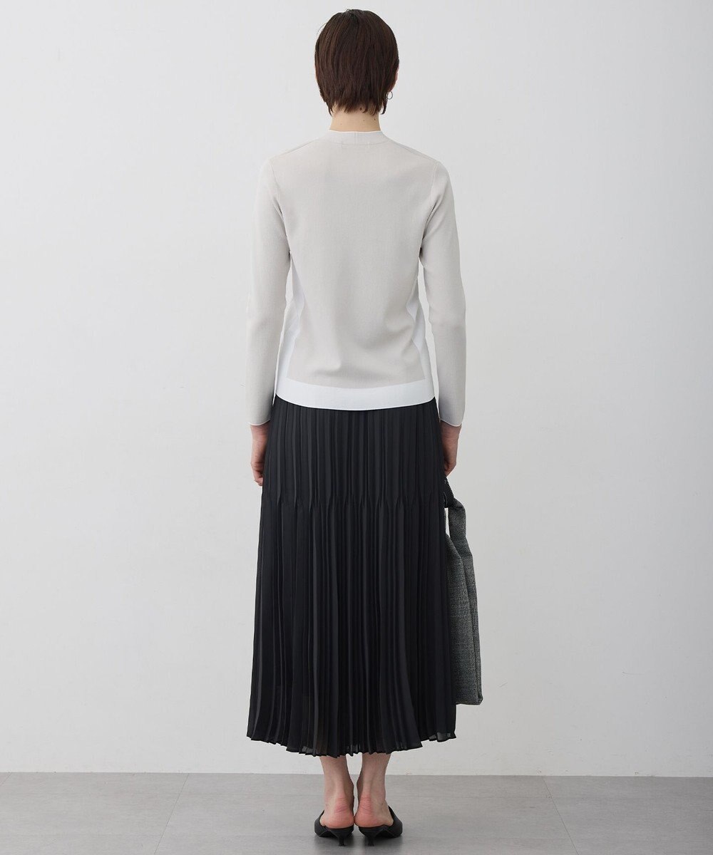 ICB L シンセティックフルニードル Vネックニット 