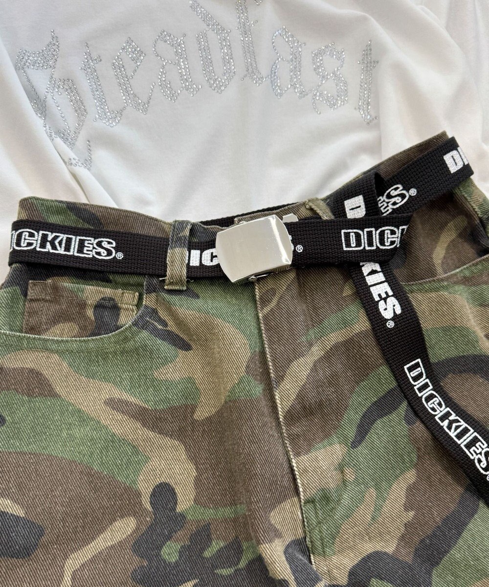 WEGO 【ユニセックス着用ITEM】Dickies　ロゴプリントベルト 