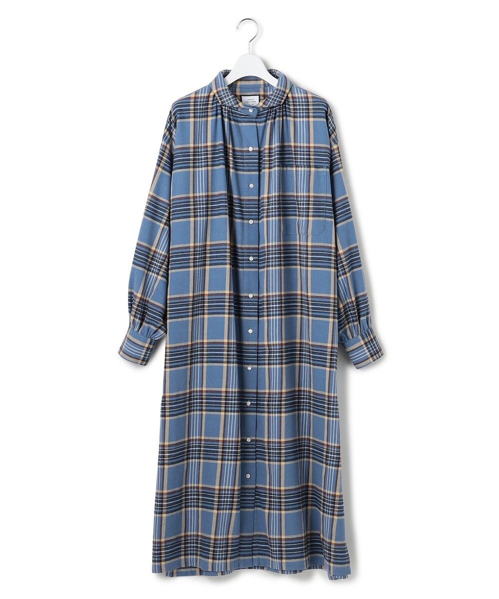 J.PRESS YORK STREET 【WOMEN】チェック シャツワンピース 