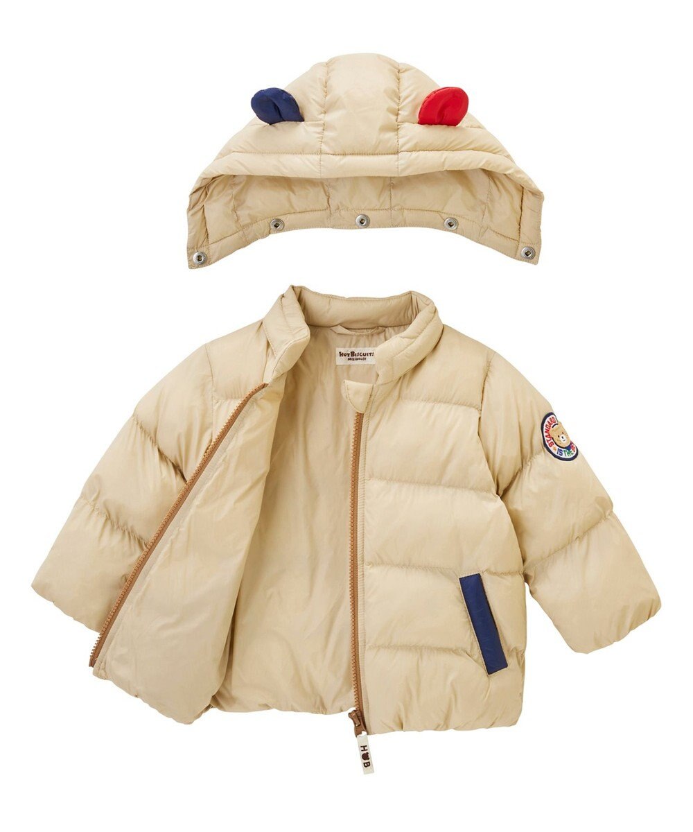 MIKI HOUSE HOT BISCUITS 【80-120cm】 シンクラウド 中綿ジャンパー 