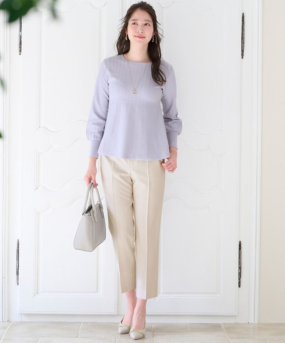 ANY SIS 【洗える】褒めらレディ テーパード パンツ 