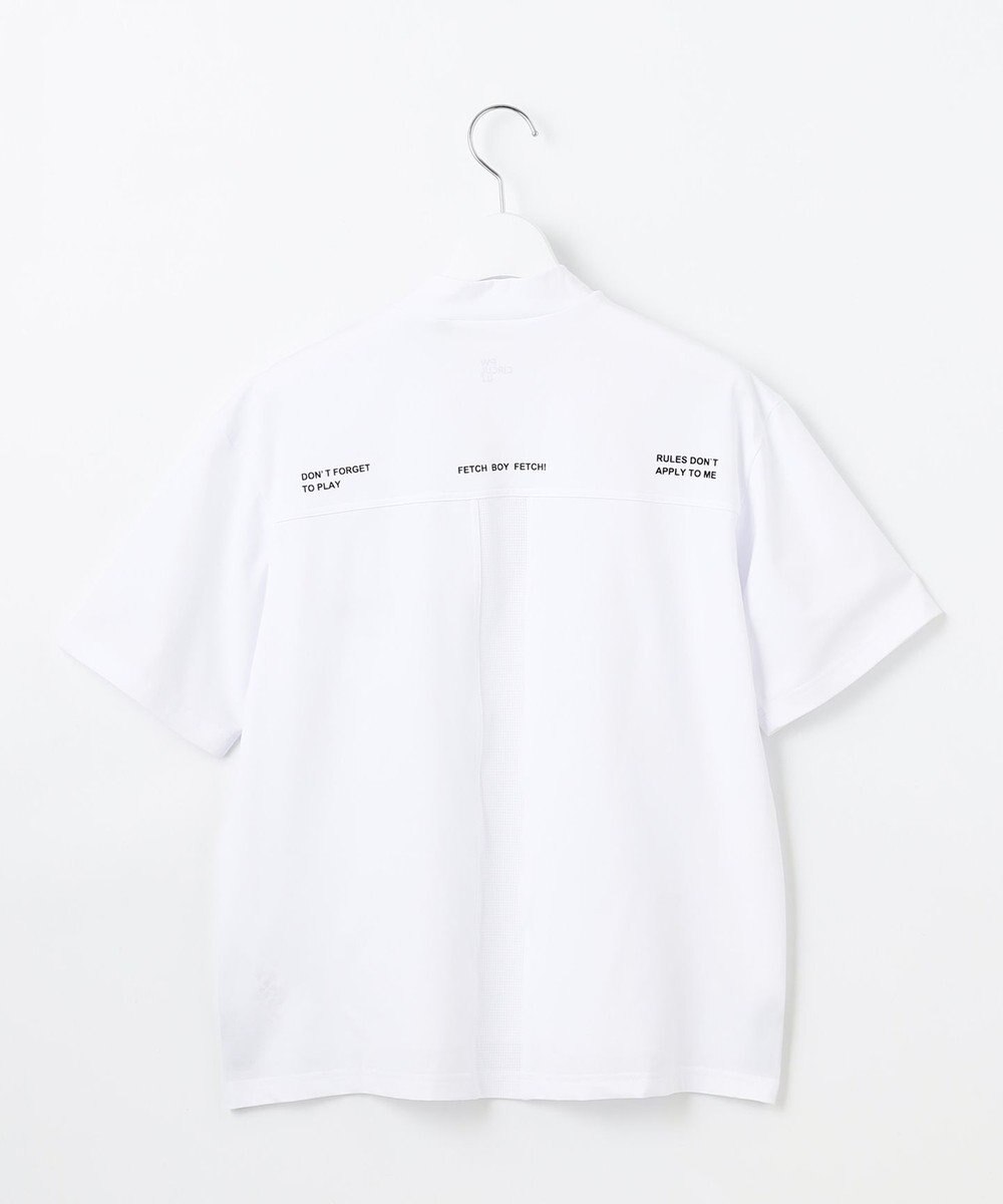 PW CIRCULUS 【吸水速乾 / UV遮蔽率99% UVカット / ストレッチ】【WOMEN】メッシュポケットモックネックT ゴルフウェア レディース 