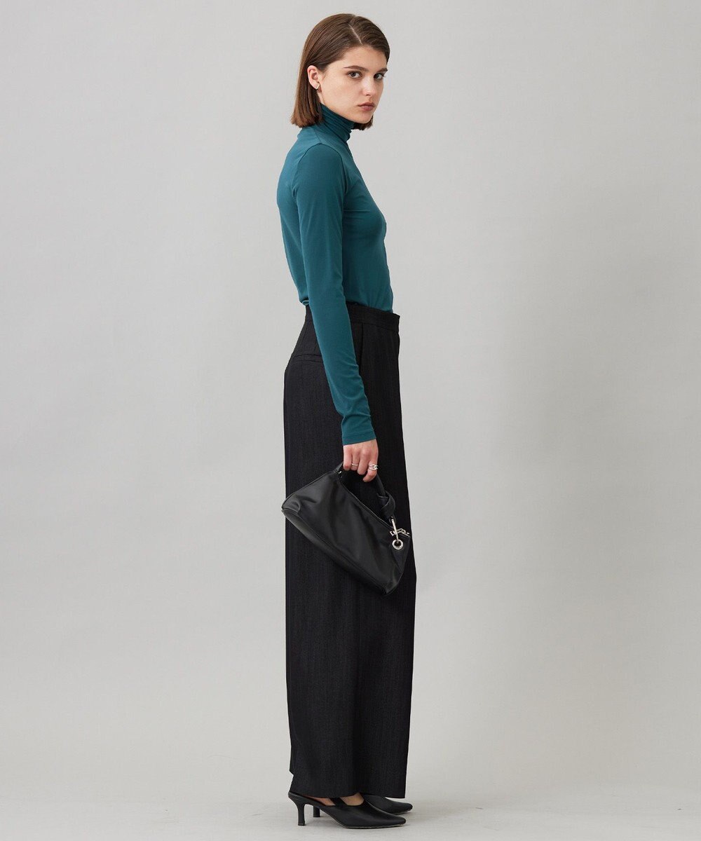 ICB 【洗える】 パウダリーチュール ハイネックトップス 