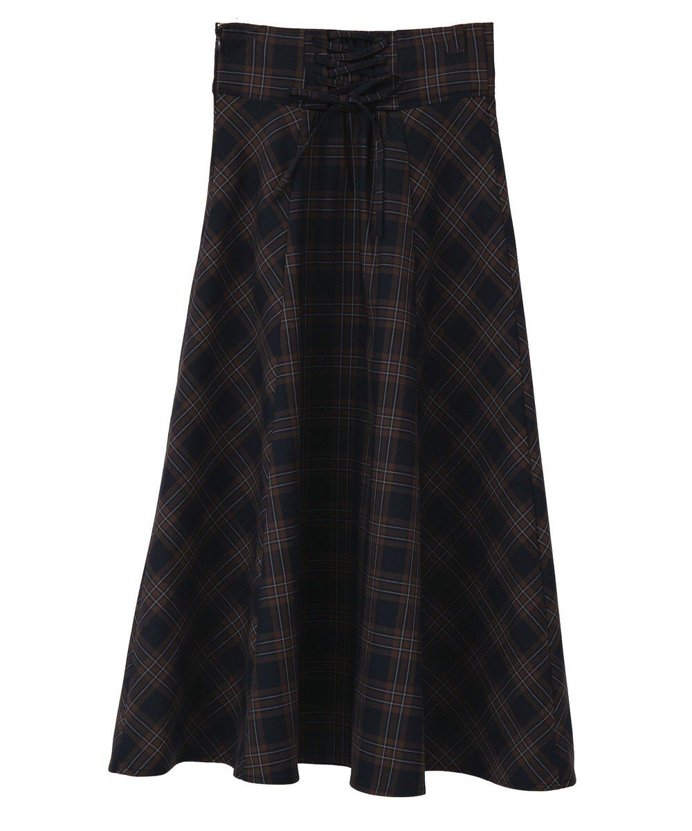 earth music&ecology バックレースアップスカート 