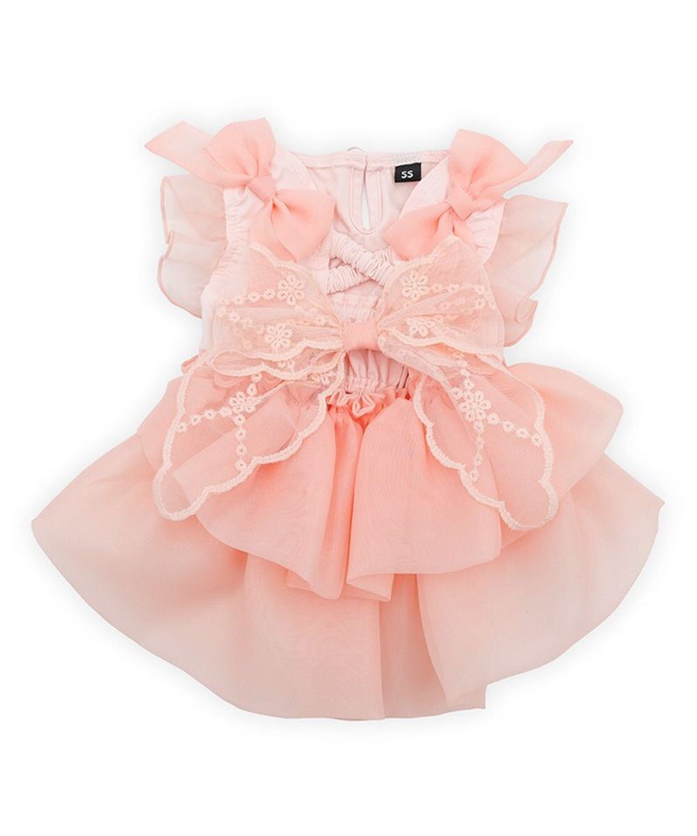 PET PARADISE cherircouture  接触冷感リボンワンピース《ピンク》 小型犬 