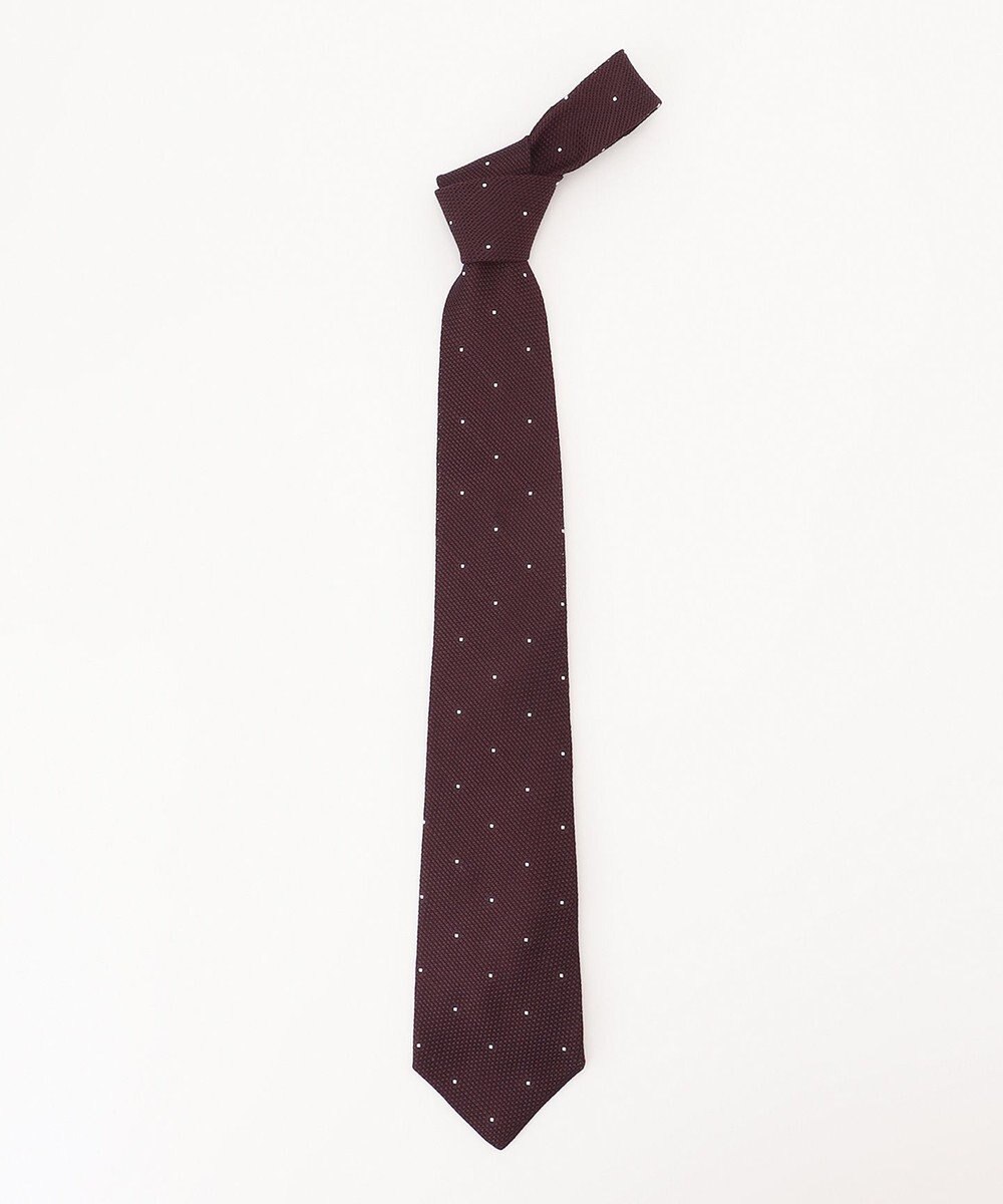J.PRESS MEN 【JAPANESE SILK FRESCO TIE COLLECTION】ドット ネクタイ 