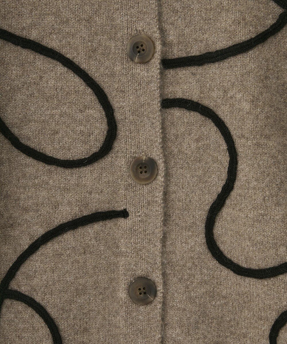 AMERICAN HOLIC コード刺繍ショートカーディガン 