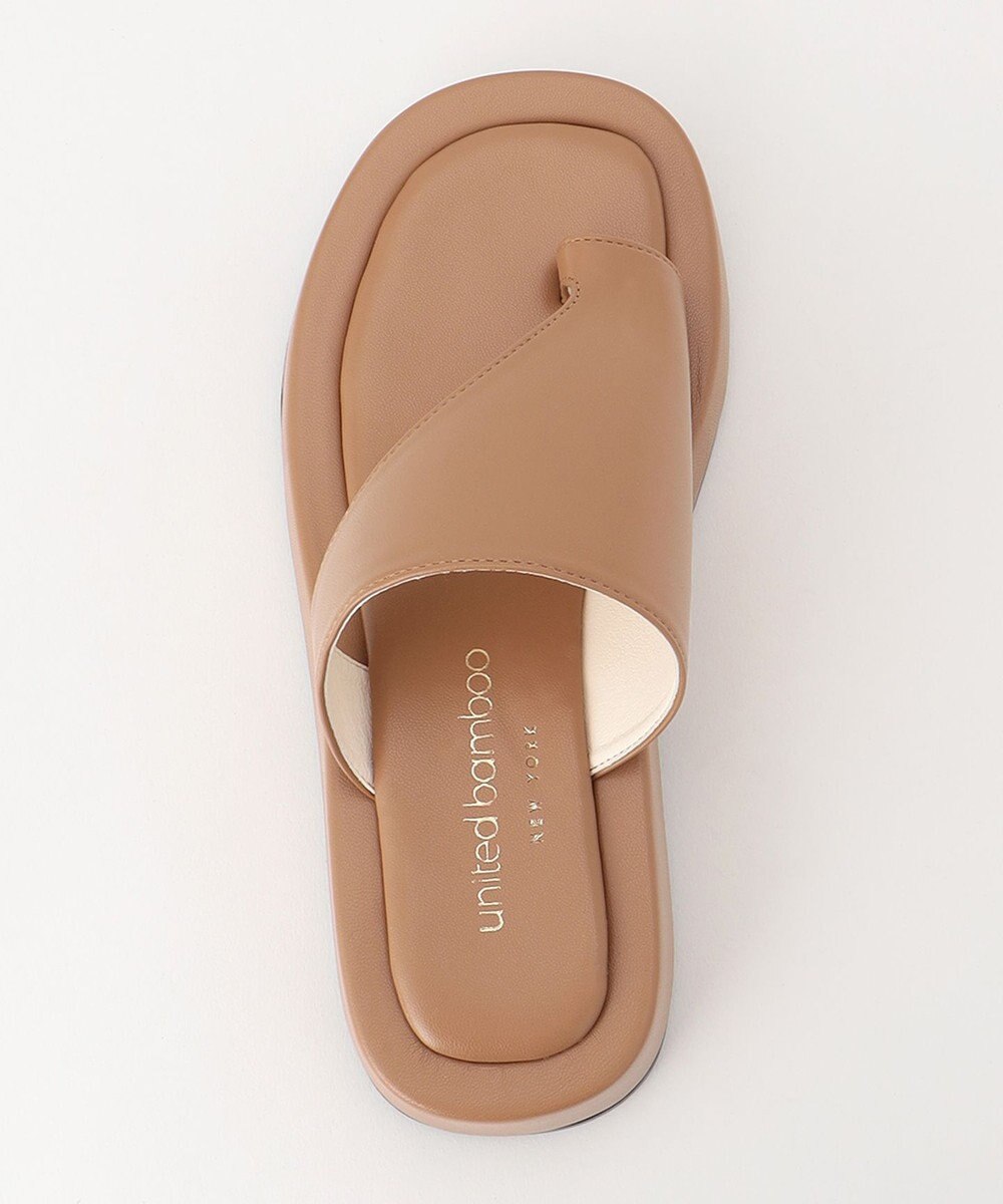 united bamboo 厚底トングサンダル 