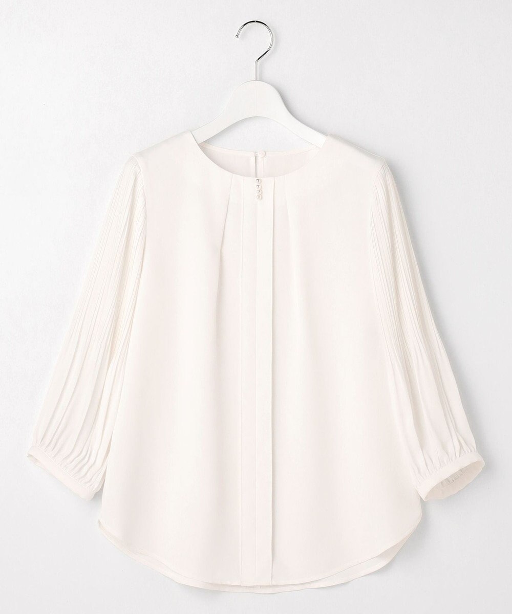 ANY SIS プリーツスリーブ ブラウス 