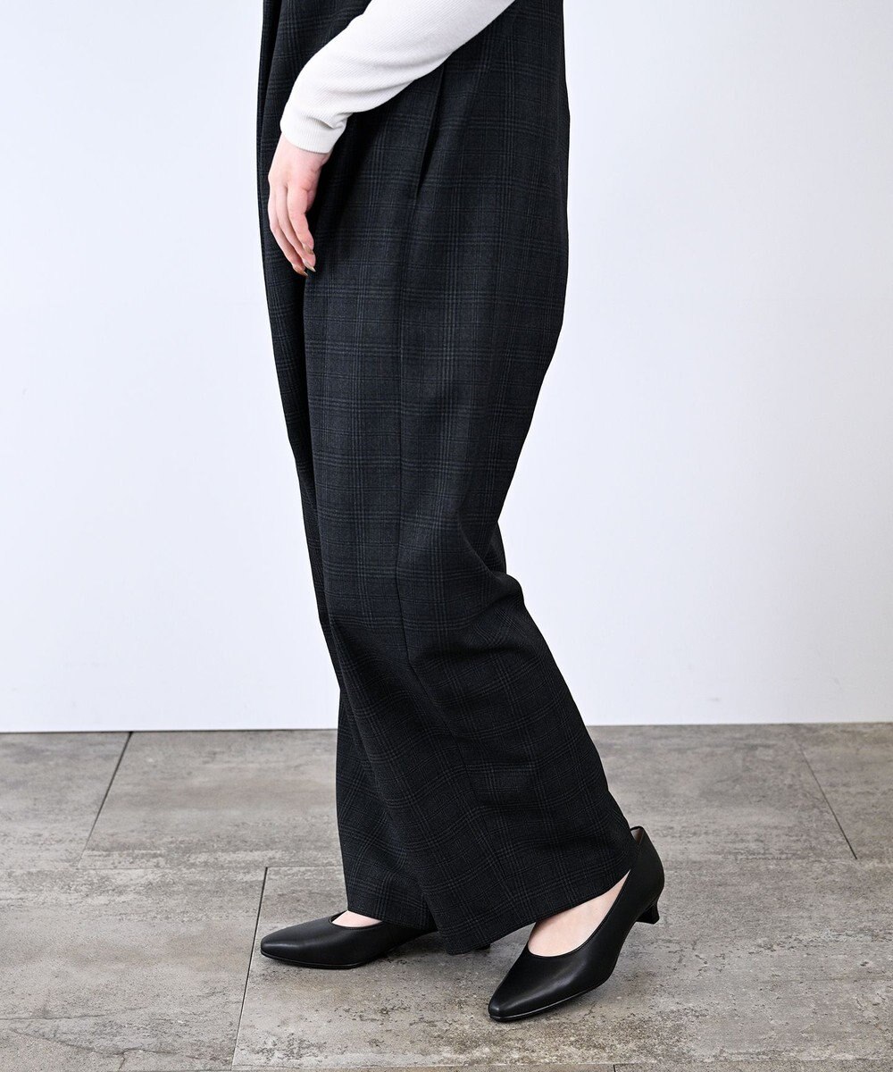 Pointer 【3.5cmヒール】日本製 高級本革ローヒールパンプス 