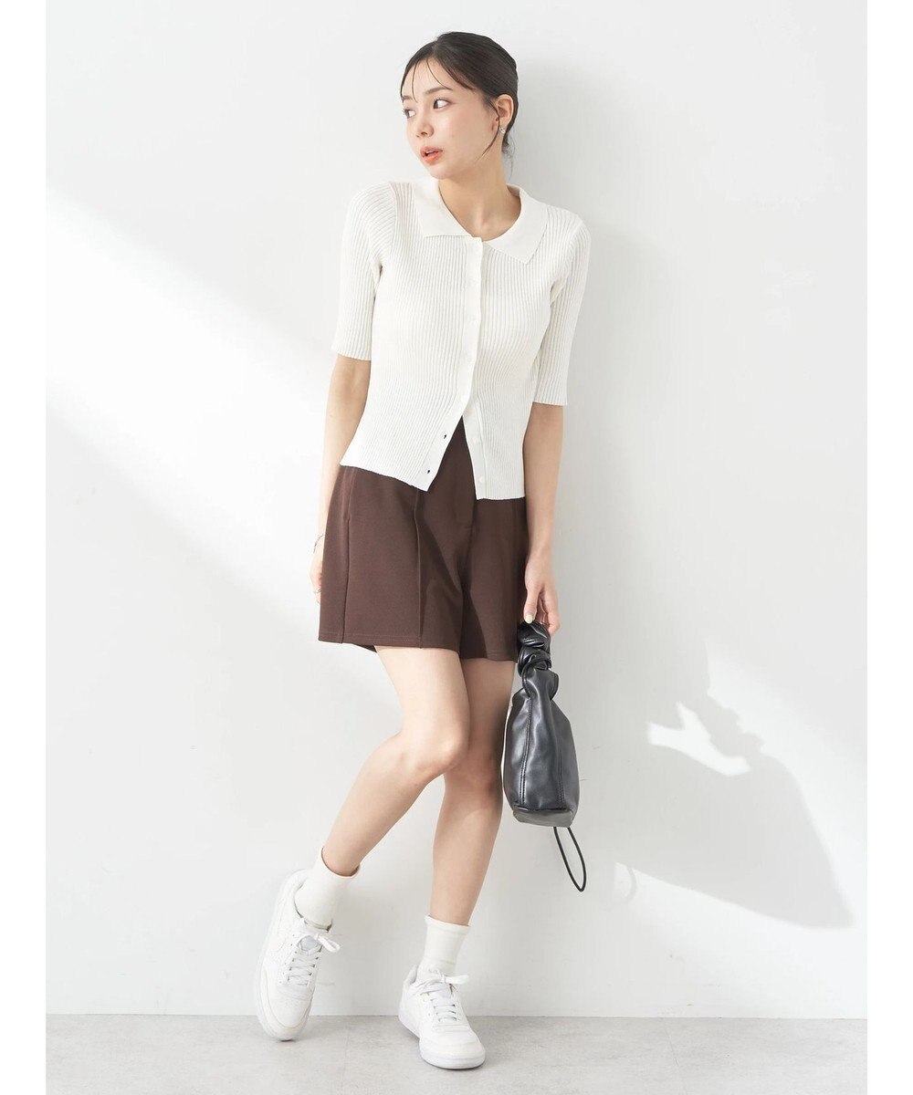 earth music&ecology カットツイルショートパンツ 