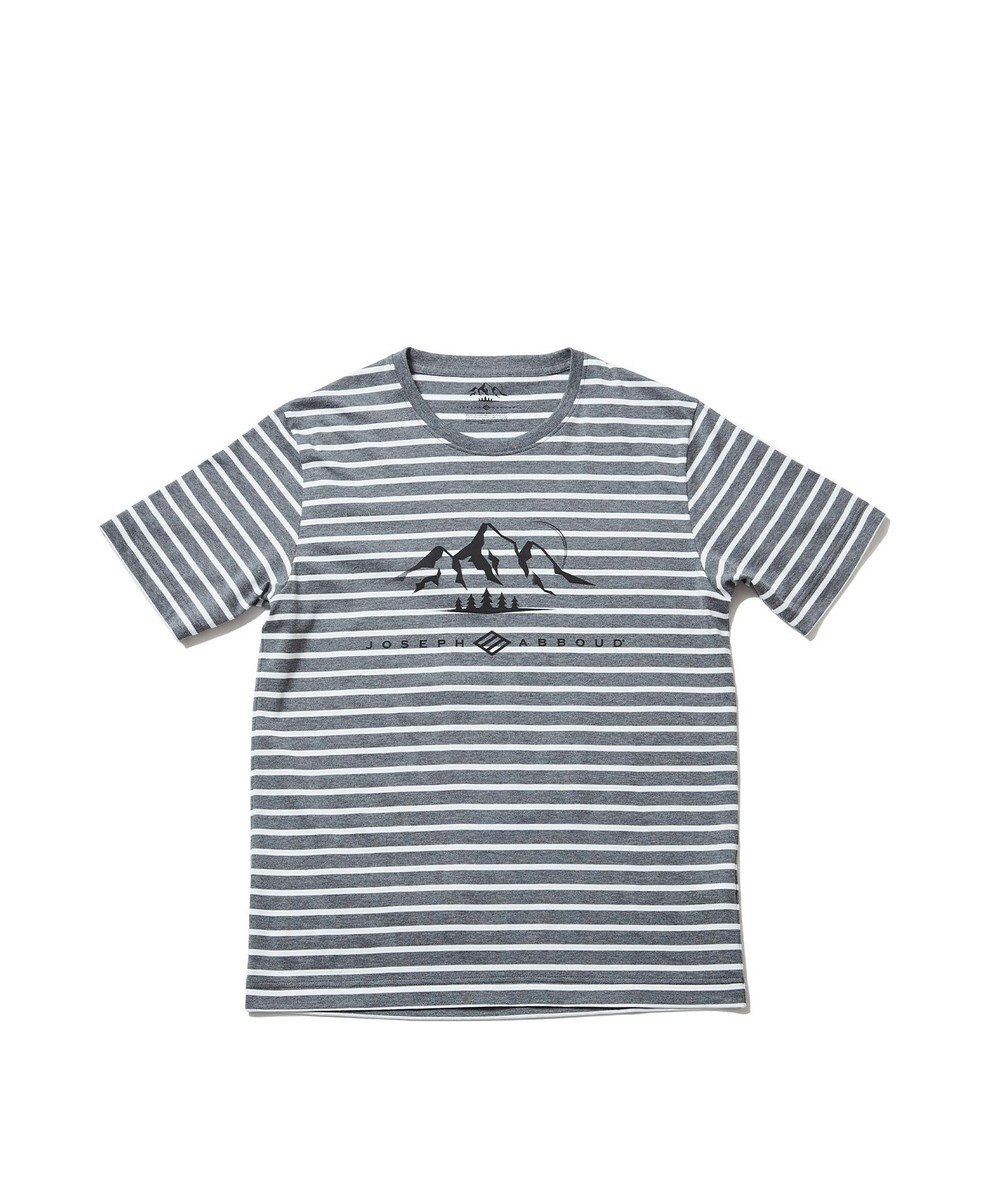 JOSEPH ABBOUD MOUNTAIN 【UNISEX】ギザンティ天竺ボーダー Tシャツ 