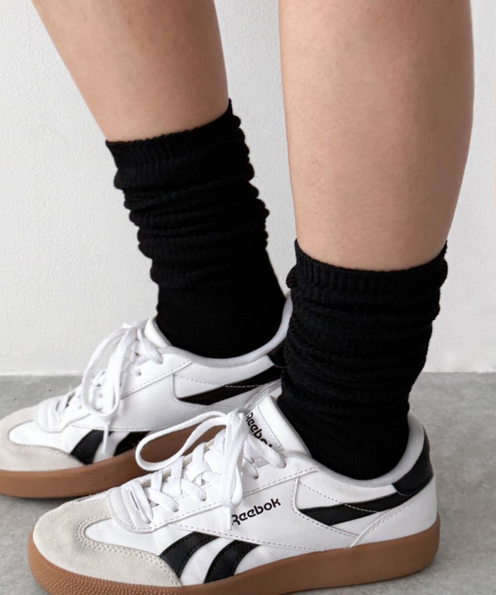 WEGO ローゲージゆるリブハイソックス 