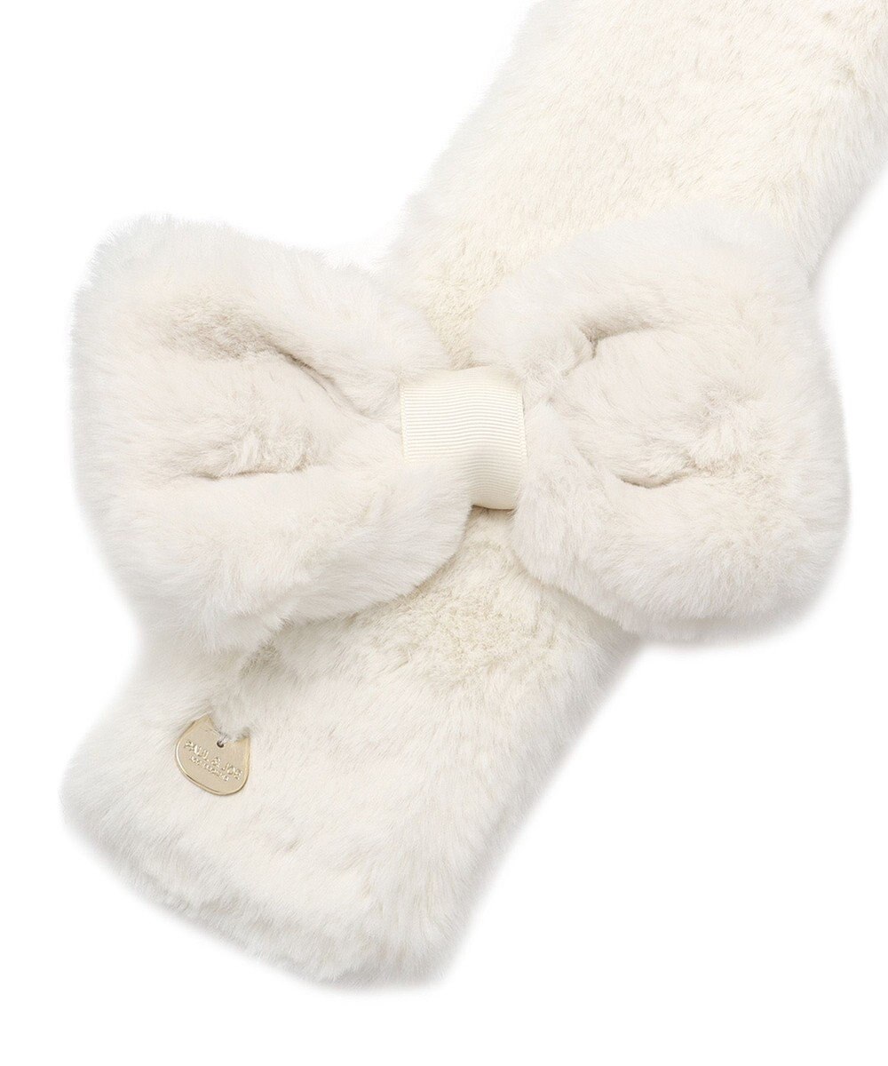 MOONBAT 【新色追加】PAUL & JOE ACCESSOIRES フェイクファーリボンマフラー 