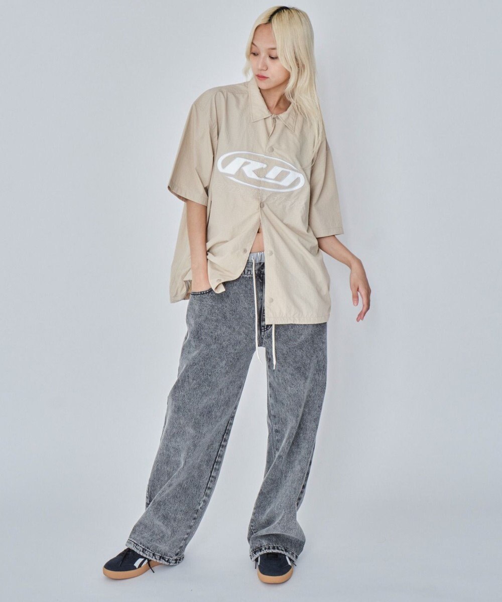 WEGO 【ユニセックス着用ITEM】リップストップグラフィックシャツ（SS） 