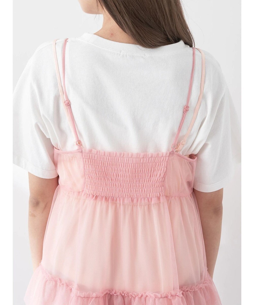 earth music&ecology チュールミニキャミワンピース 