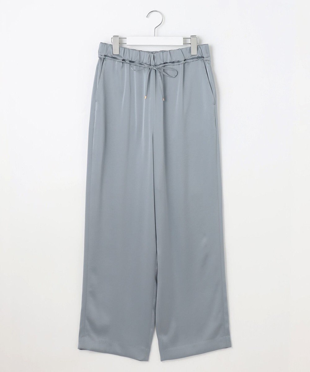 自由区 【Exclusive】シャイニーサテンドロスト パンツ 