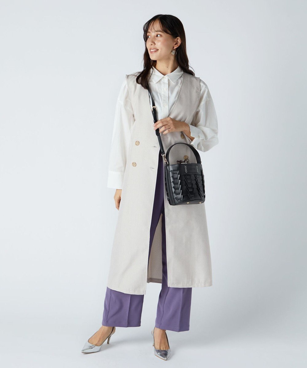 LA BAGAGERIE 【veganview】v piece mesh bucket bag 