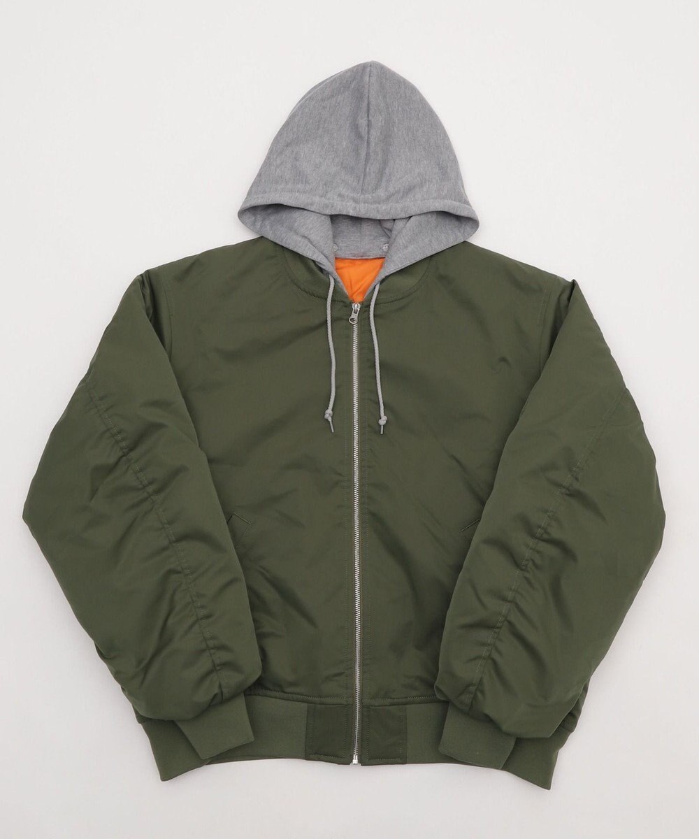 WEGO 【ユニセックス着用ITEM】2WAYフードパファーMA－1 