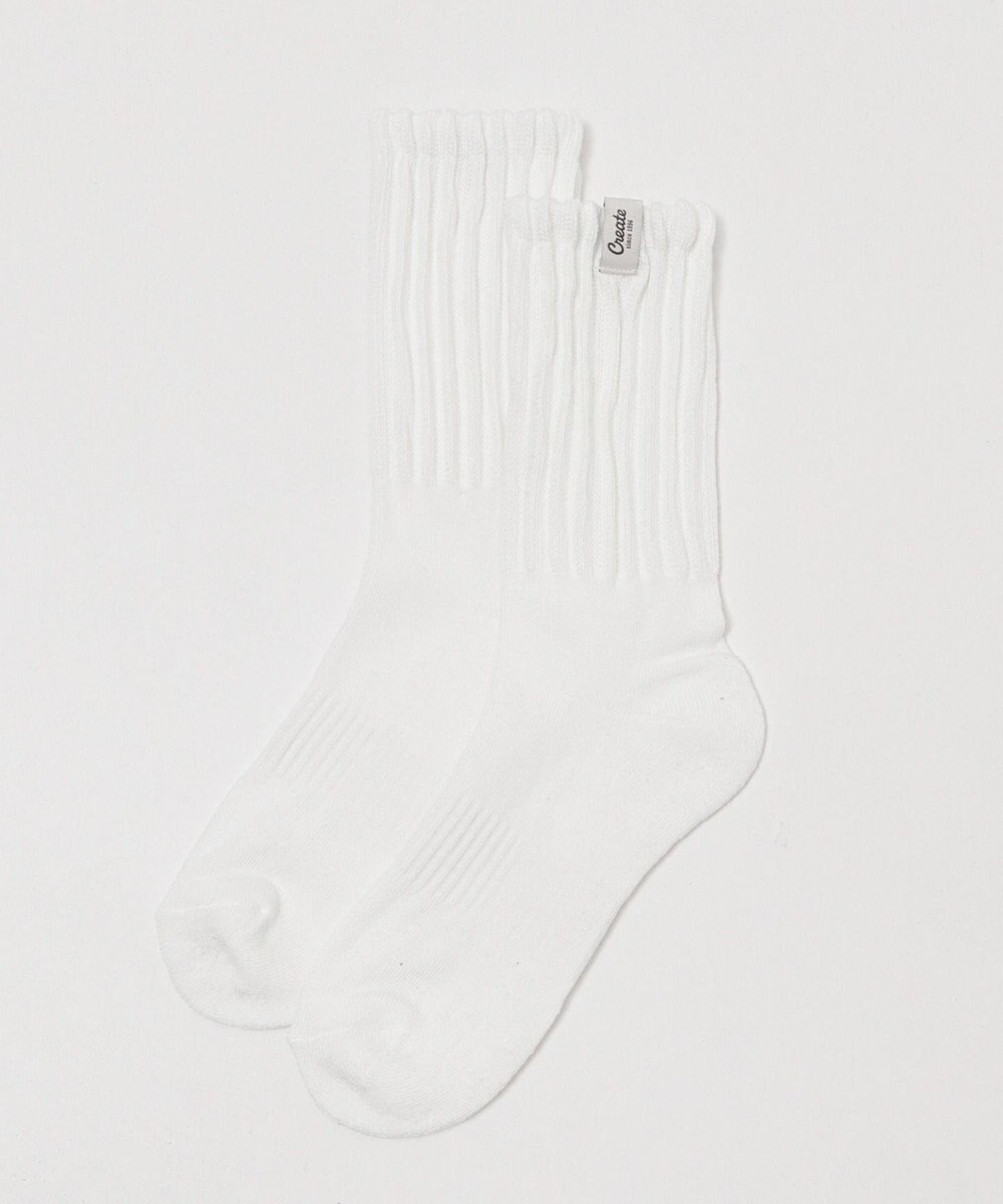 WEGO タグデザインボリュームリブソックス 