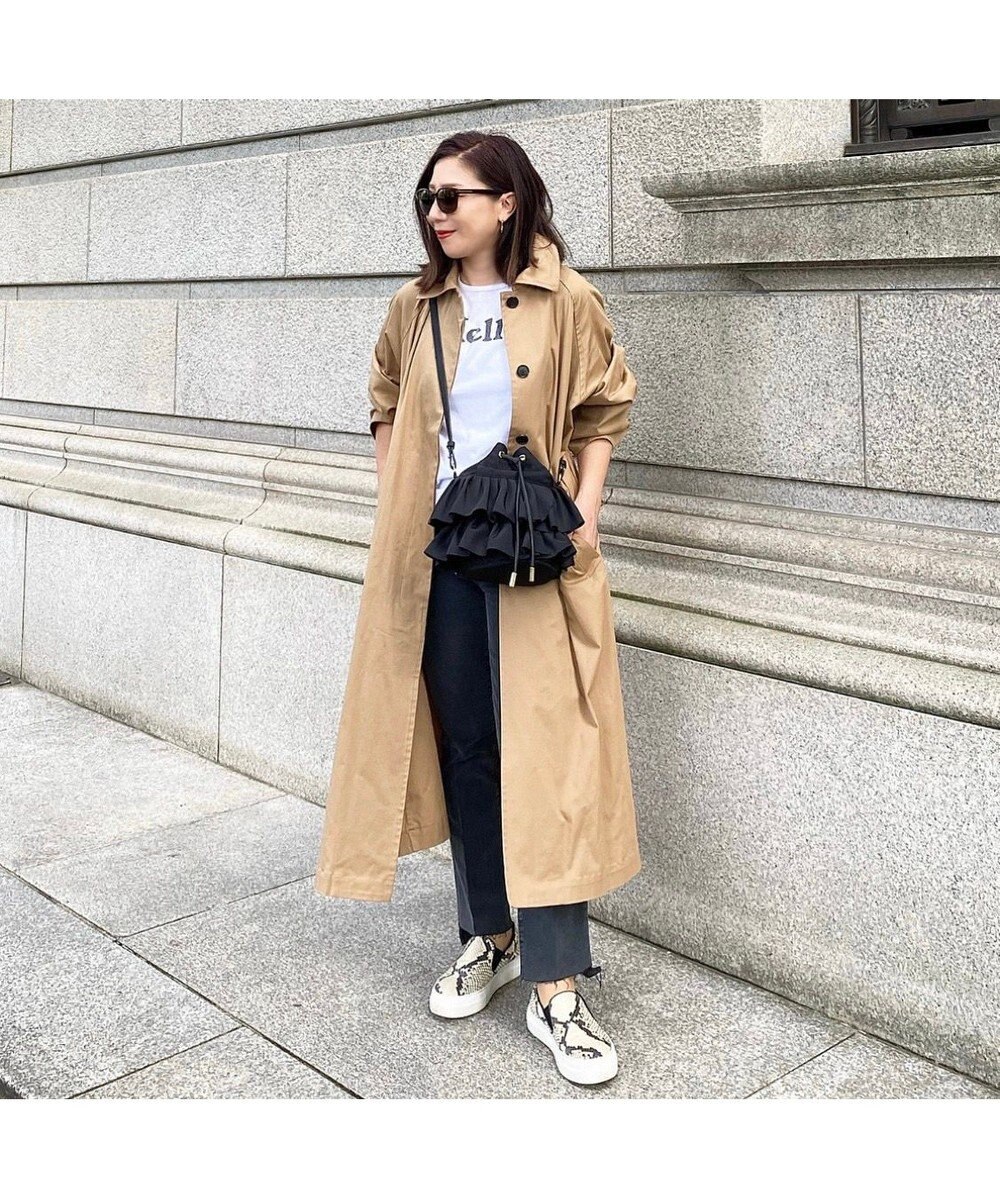 LA BAGAGERIE 【インスタグラマー chiyoさん×LA BAGAGERIE】フリルバケットバッグ 