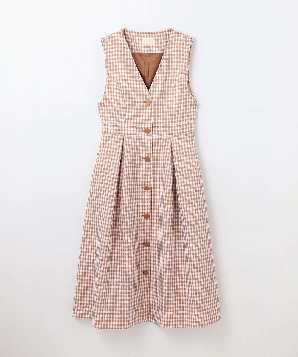 GRACE CONTINENTAL チェックジャンパースカート 