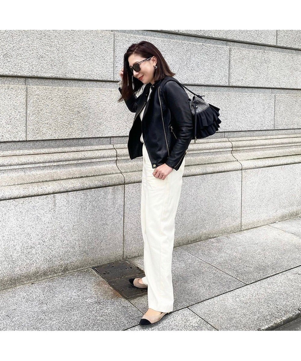 LA BAGAGERIE 【インスタグラマー chiyoさん×LA BAGAGERIE】フリルバケットバッグ 