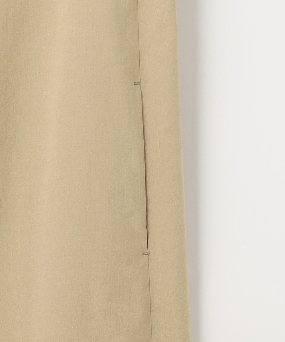 自由区 L 【洗える】テンセルリネンストレッチ ジレ 