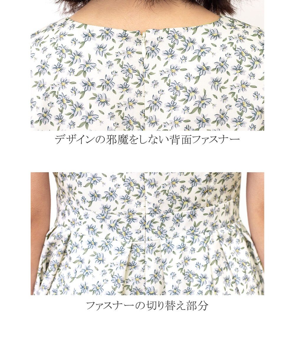 Tiaclasse 【洗える】華やかに着こなせる花柄ワンピース 