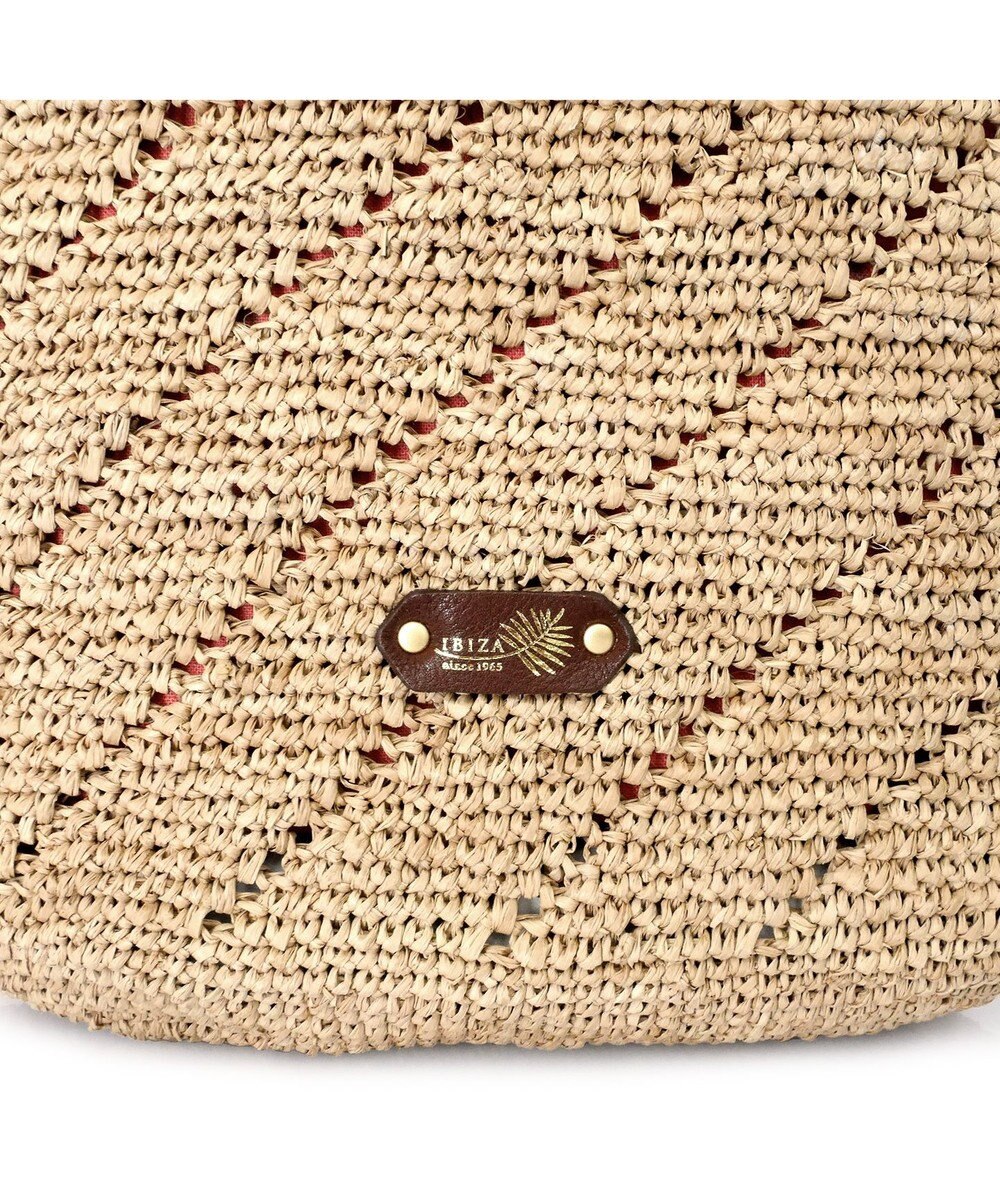 IBIZA ラフィア　セミショルダーバッグ 