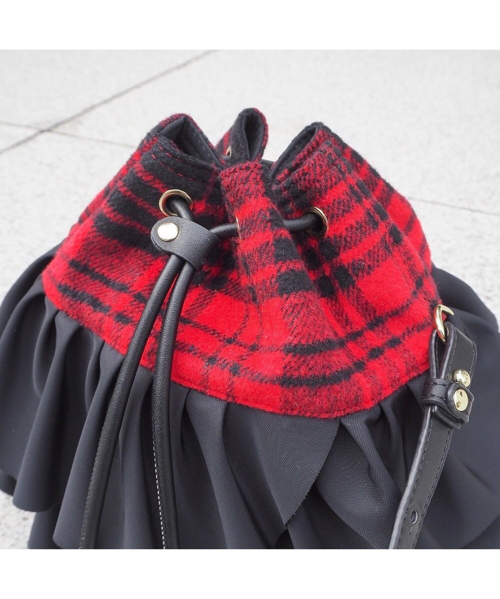 LA BAGAGERIE 【インスタグラマー chiyoさん×LA BAGAGERIE】フリルバケットバッグ 