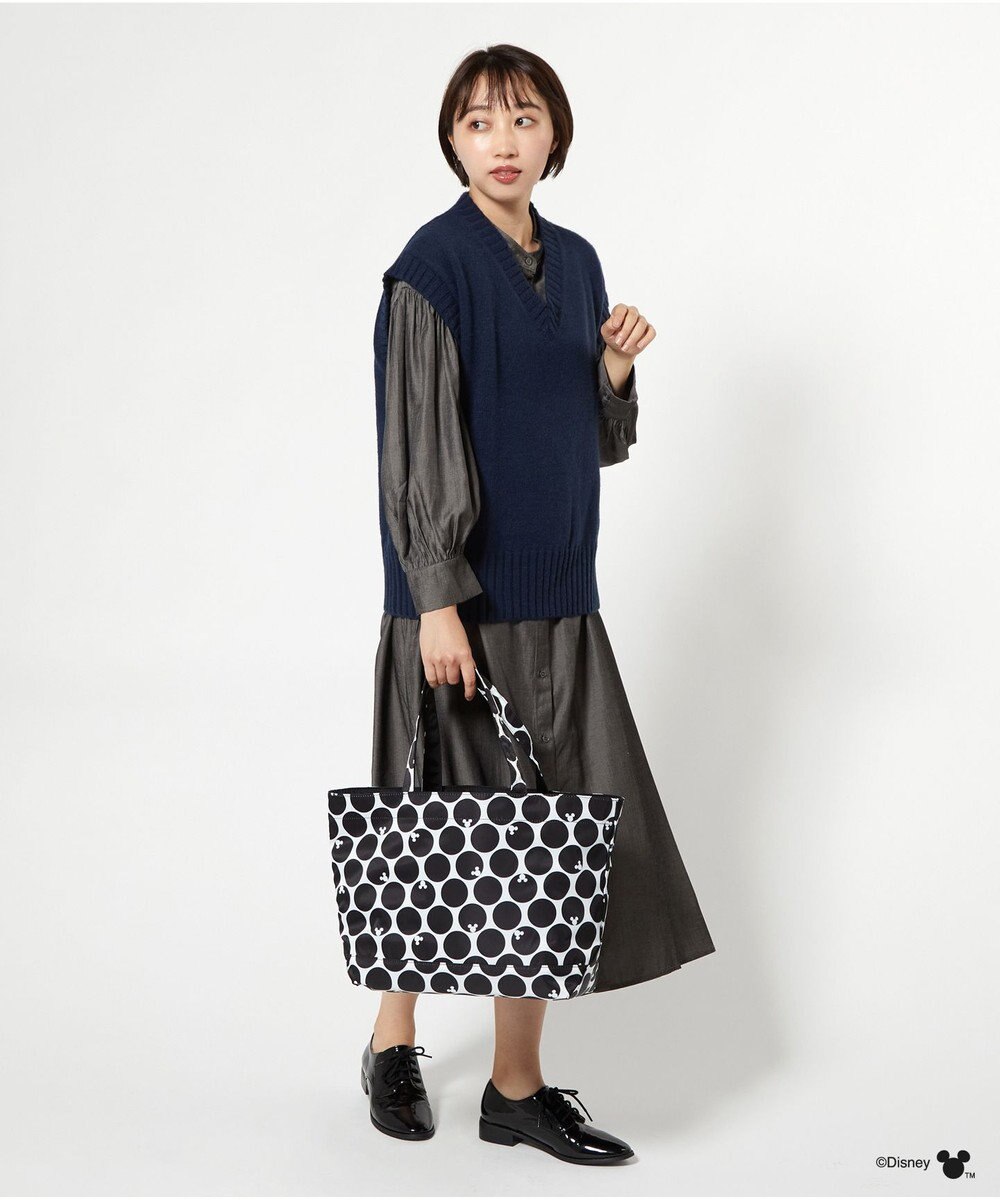 Y'SACCS 【Disney Collection】シルエットプリントトートバッグ　Mサイズ 