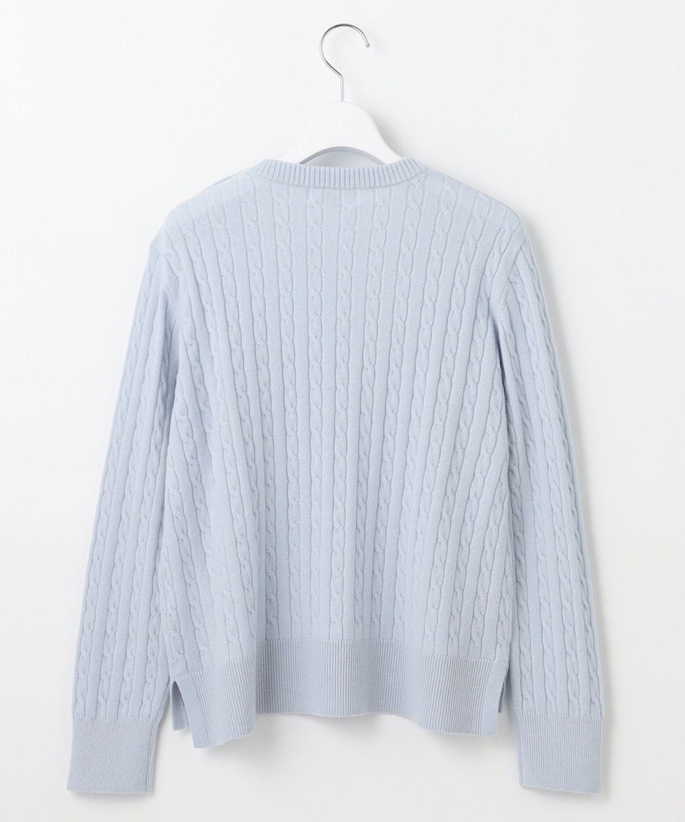 J.PRESS LADIES L 【洗える】WOOL BLEND AIR クルーネック ニット 
