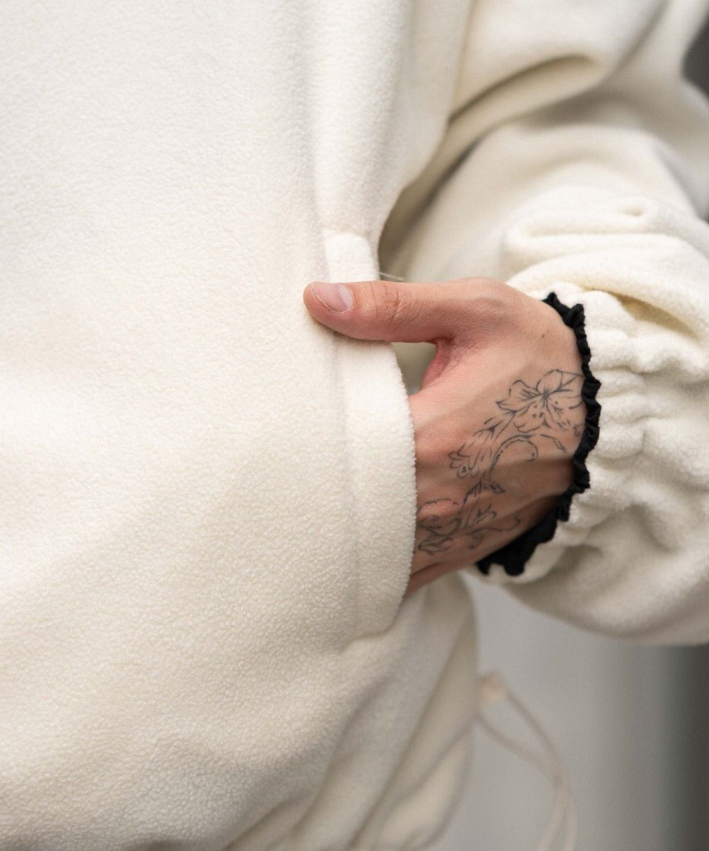 WEGO 【ユニセックス着用ITEM/リバーシブル/2WAY】リバーシブルフリースブルゾン 