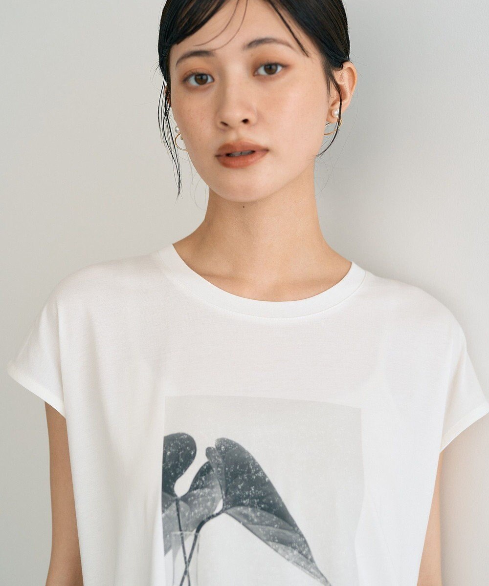 YECCA VECCA フォトプリントノースリーブTee 